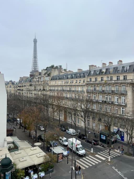 Appartement Paris Vue Tour Eiffel Trocadero Extérieur photo