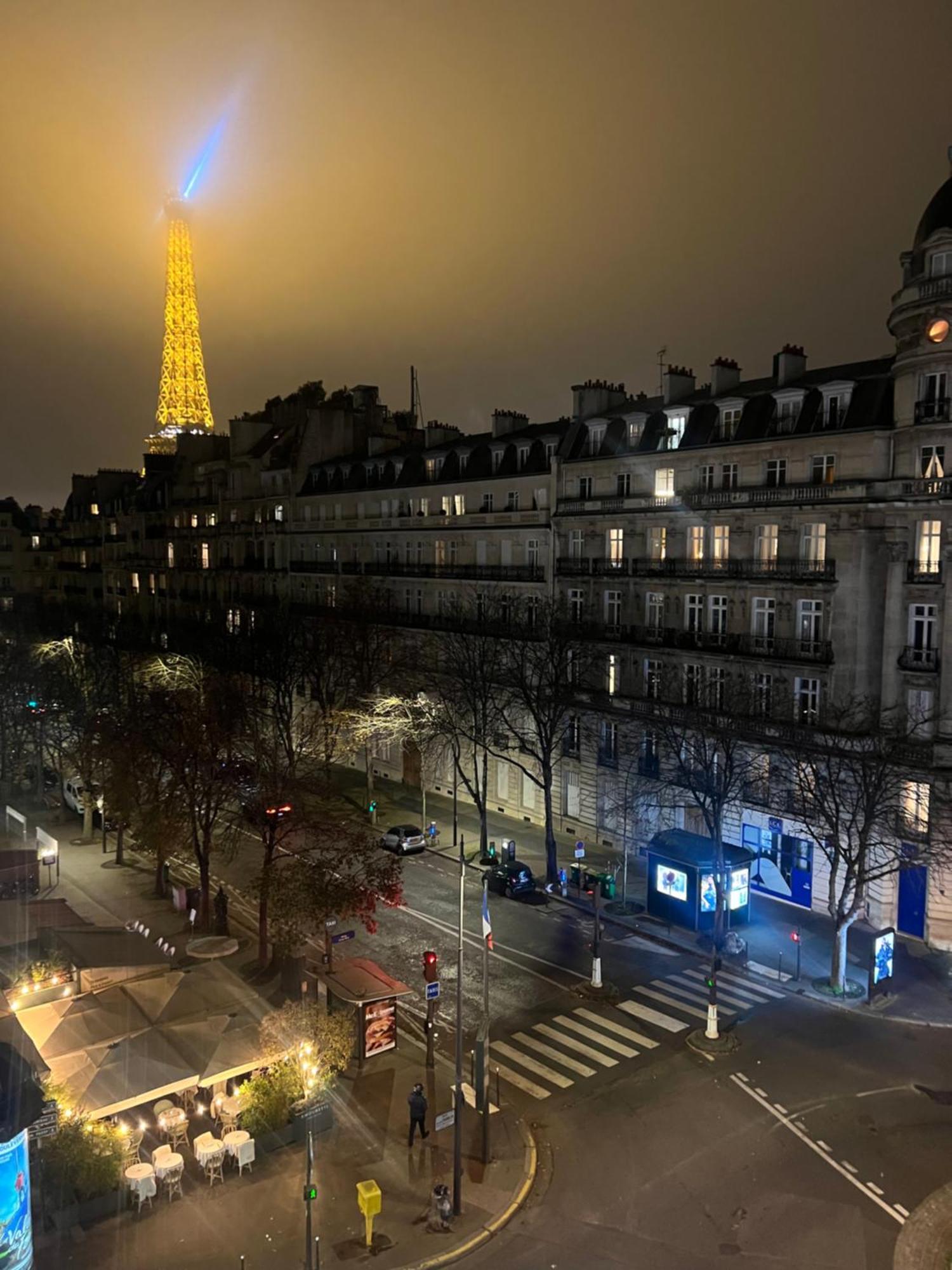Appartement Paris Vue Tour Eiffel Trocadero Extérieur photo