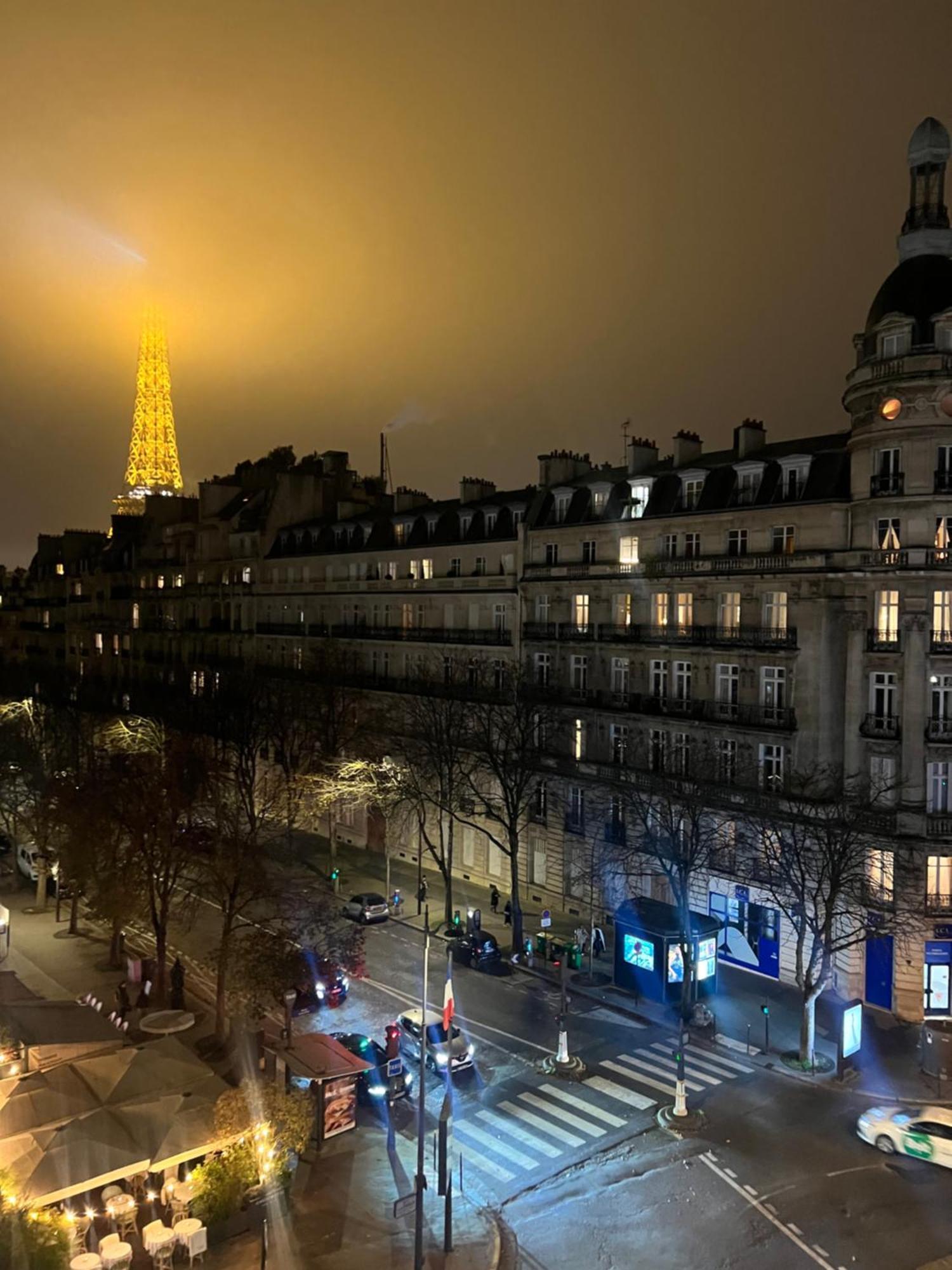 Appartement Paris Vue Tour Eiffel Trocadero Extérieur photo